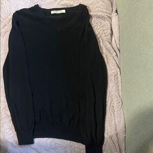 Old Navy Men's Black V-Neck Sweater